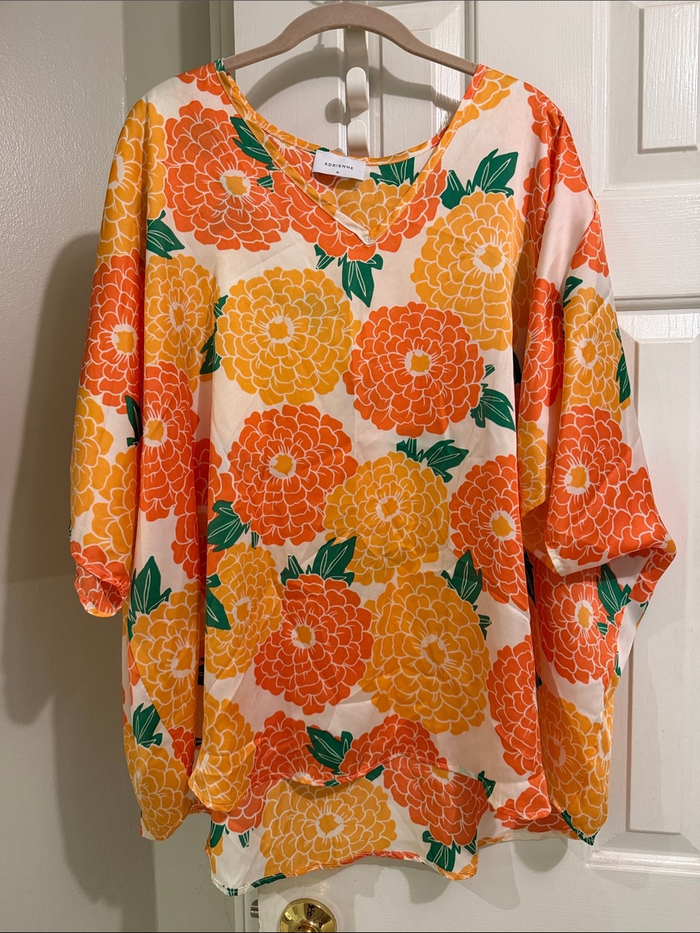 NWOT Adrienne Floral Tunic
